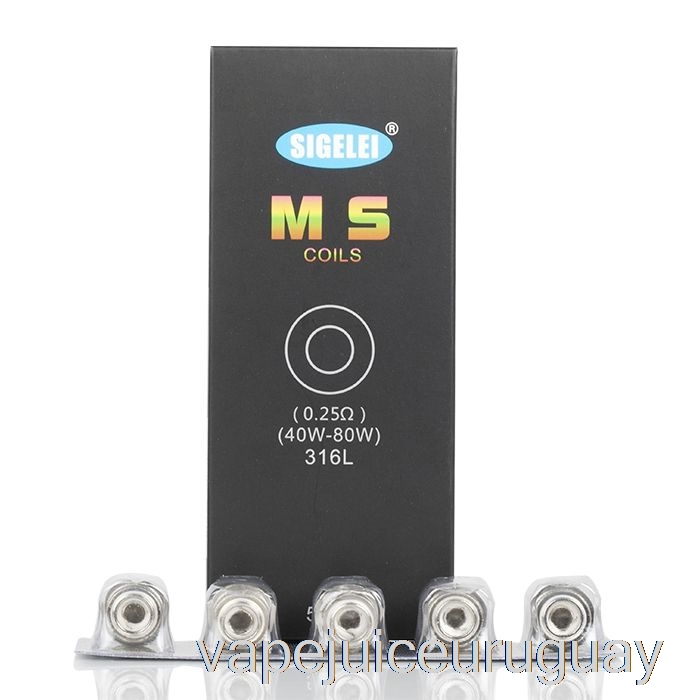 Bobinas De Repuesto Sigelei Ms 0.25ohm Bobinas Ms Vape Recargable